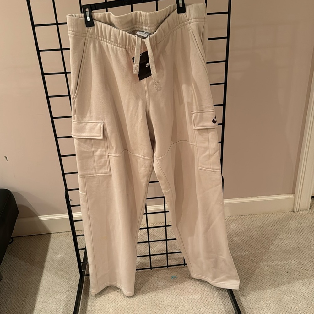 Nike Fleece Cargo Sweatpants Large